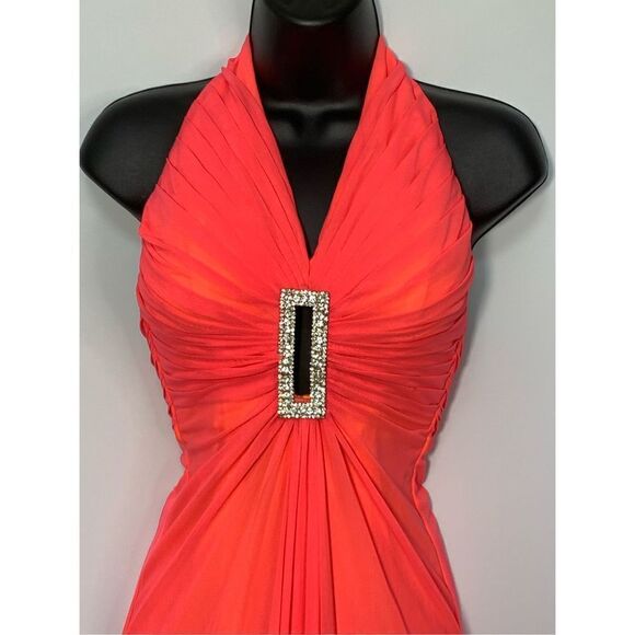 Beyond division by Jovani halter front slit dress size 2 ￼ - Picture 1 of 11